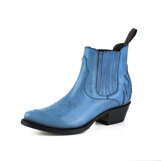 Botas Fashion Senhora Modelo Marilyn 2487 Azul 3 |Cowboy Boots Europe