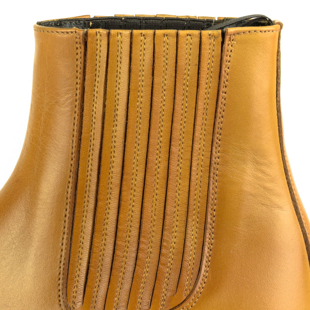 Urban Ankle Boots Woman 2496 Yellow Leather - Main Image