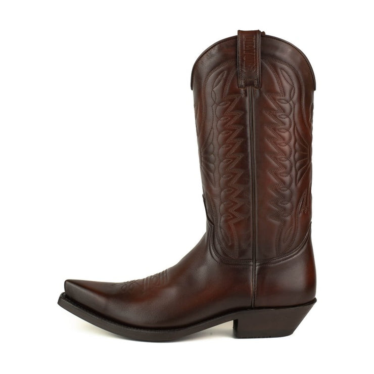 Botas Cowboy Country e Western 1920 Homem e Mulher Preto e Castanho Premium