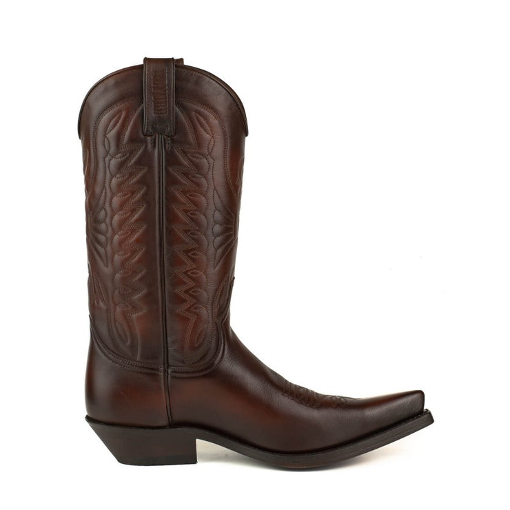 Botas Cowboy Country e Western 1920 Homem e Mulher Preto e Castanho Premium