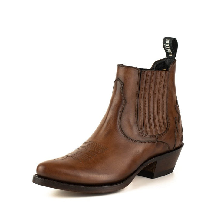 Botins Urbanos Mulher 2487 Couro Bege