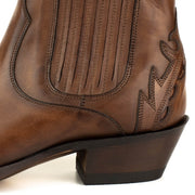 Botins Urbanos Mulher 2487 Couro Bege