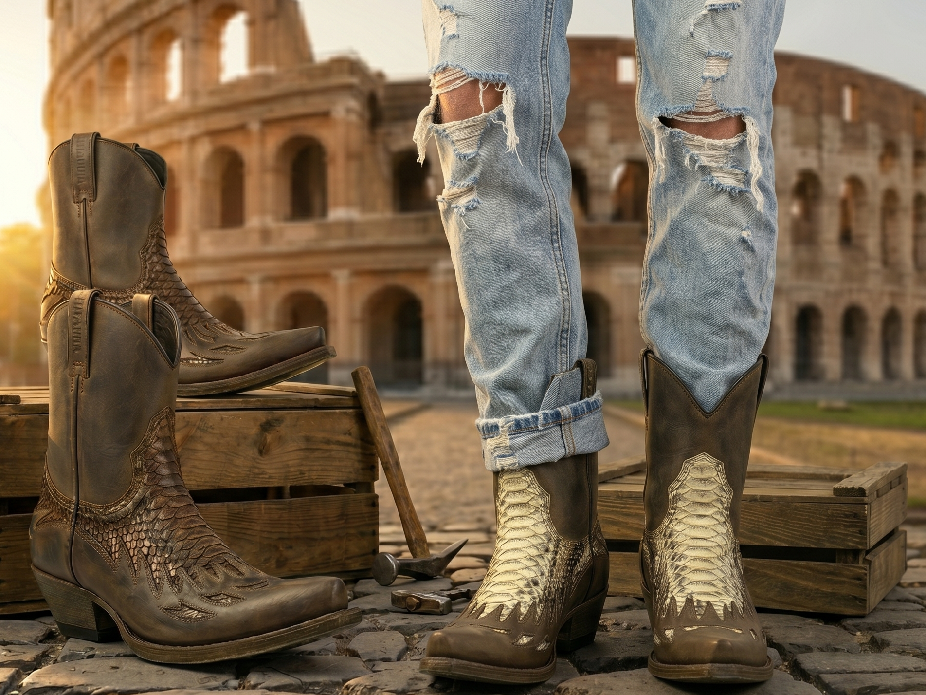 Men's and Women's Handmade Leather Cowboy Boots | Cowboy Boots Europe