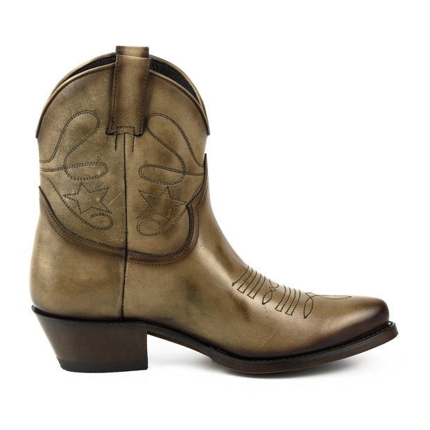 Botas Cowboy Senhora Modelo 2374 Taupe Vintage |Cowboy Boots Europe