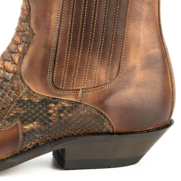 Botas Fashion Homem Modelo Rock 2500 Cognac |Cowboy Boots Europe