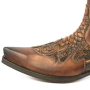 Botas Fashion Homem Modelo Rock 2500 Cognac |Cowboy Boots Europe