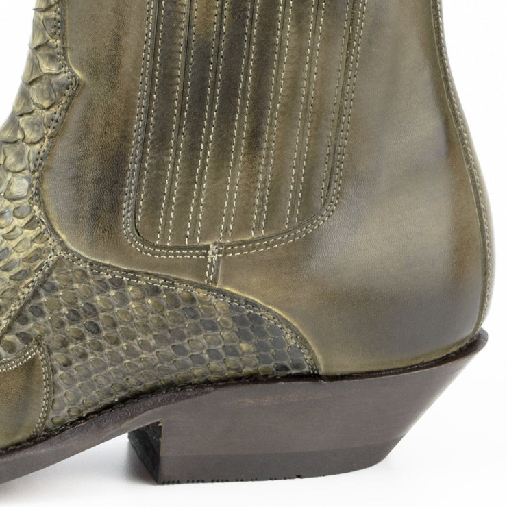 Botas Fashion Homem Modelo Rock 2500 Taupe |Cowboy Boots Europe