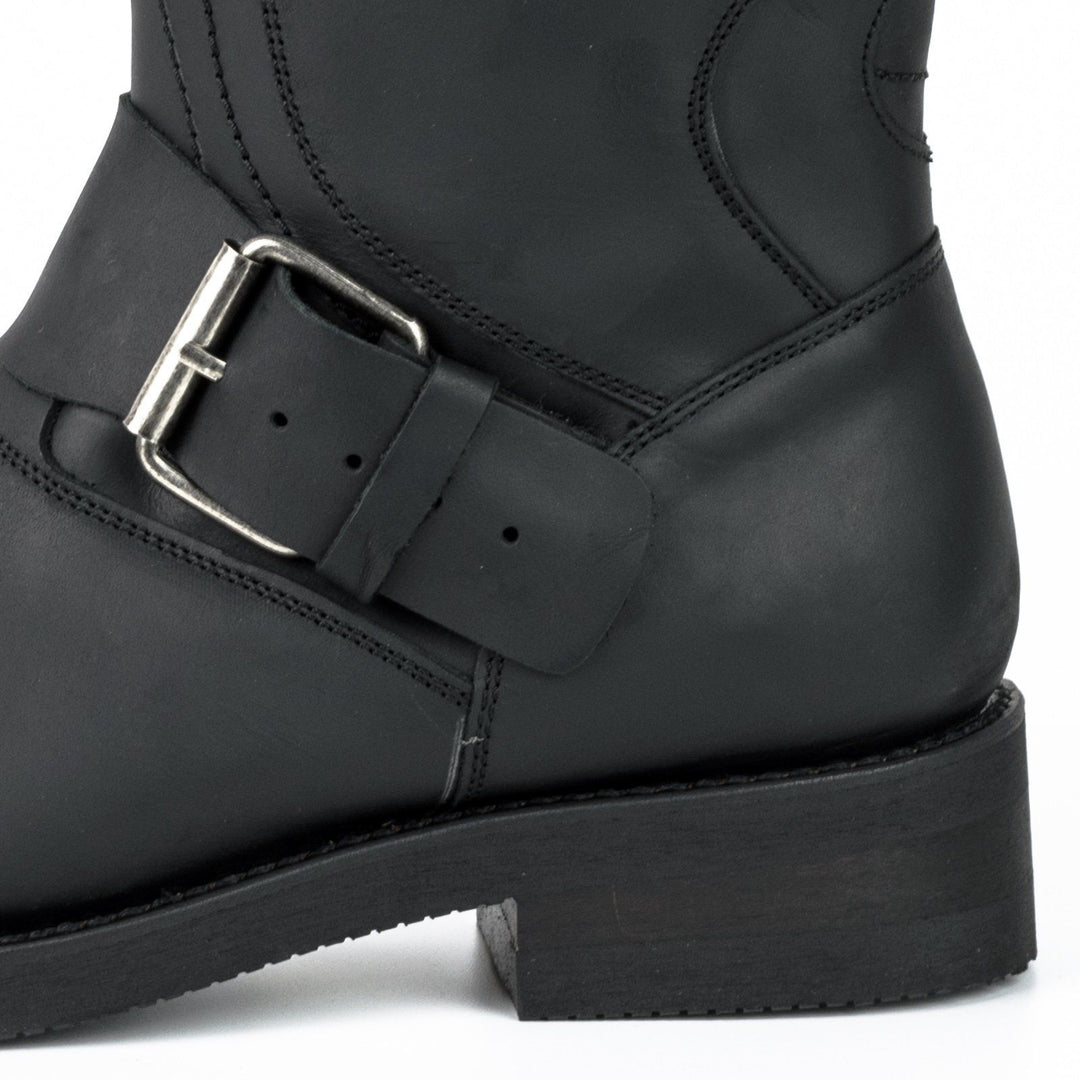 Bottes Moto Cowboy Diesel En Cuir - Femme Taille US 6 (38) - Marron - Neuf Boîte