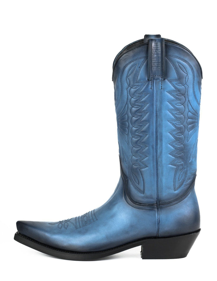 Botas Cowboy Unisexo Modelo 1920 Azul Vintage |Cowboy Boots Europe