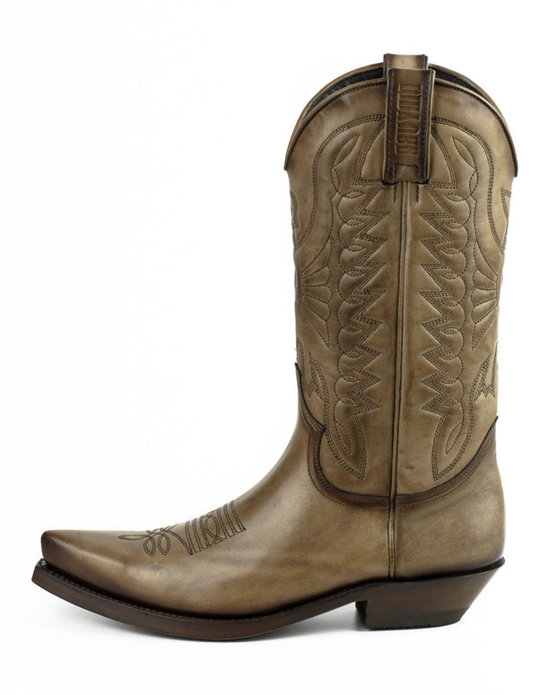 Botas Cowboy Unisexo Modelo 1920 Taupe Vintage |Cowboy Boots Europe