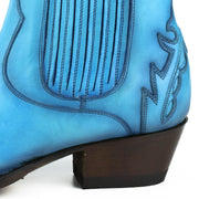 Botas Fashion Senhora Modelo Marilyn 2487 Turquesa |Cowboy Boots Europe