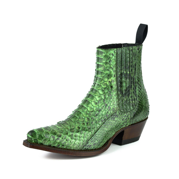 Botas Senhora Modelo Marie 2496 Píton Verde |Cowboy Boots Europe