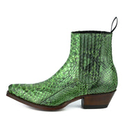 Botas Senhora Modelo Marie 2496 Píton Verde |Cowboy Boots Europe