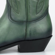 Botas Cowboy Unisexo Modelo 1920 Verde Vintage |Cowboy Boots Europe