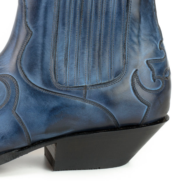 Botas Urbanas ou Fashion Homem 1931 Austin Azul |Cowboy Boots Europe