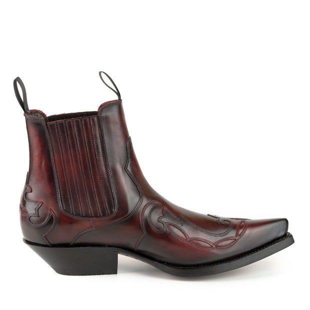 Botas Urbanas ou Fashion Homem 1931 Bordeaux e Preto |Cowboy Boots Europe