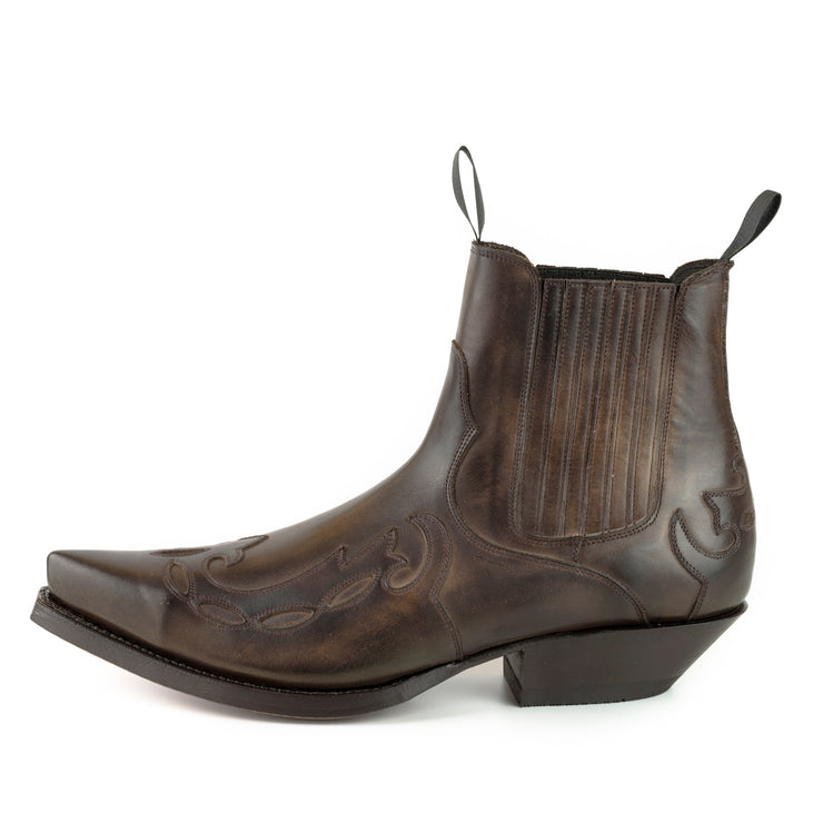 Botas Urbanas ou Fashion Homem 1931 Castanho Vintage |Cowboy Boots Europe
