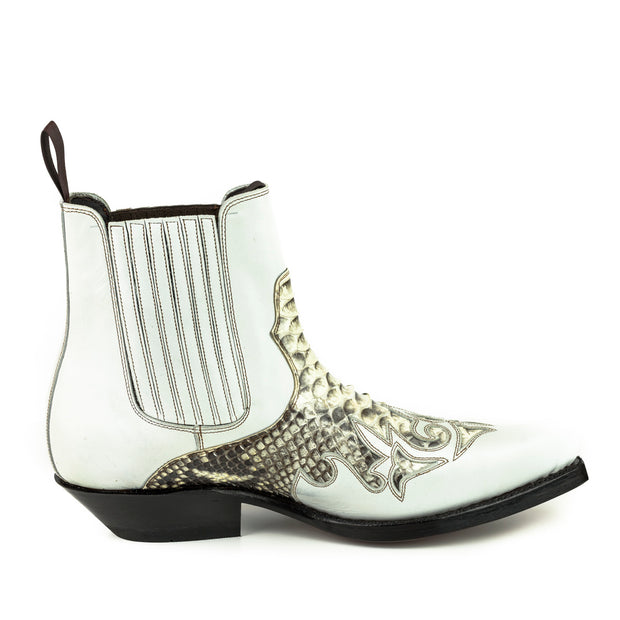Botas Fashion Homem Modelo Rock 2500 Branco |Cowboy Boots Europe