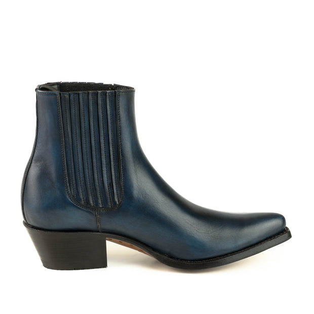 Botas Urbanas ou Fashion Mulher 2496 Marie Azul |Cowboy Boots Europe